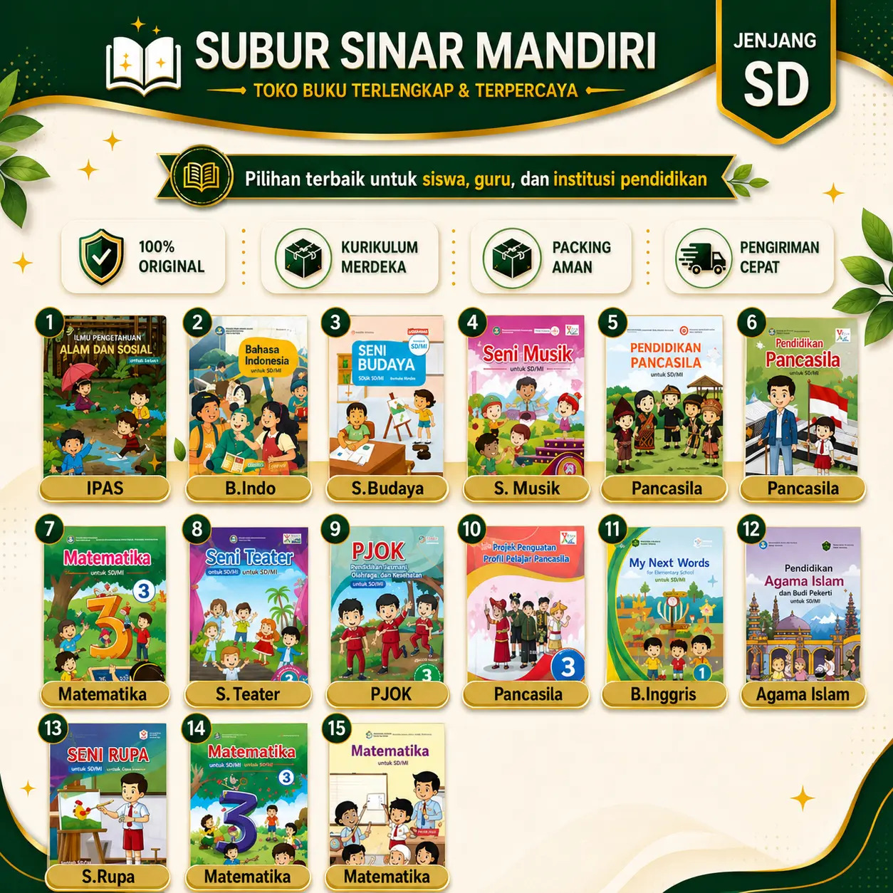 Buku Kelas 3 SD Buku Kelas 3 SD Kurikulum Merdeka