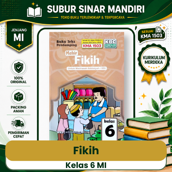 Fikih Kelas 6 Buku Fikih Kelas 6 MI KMA 1503