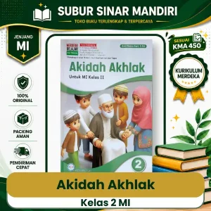 Buku Akidah Akhlak Kelas 2 MI KMA 450
