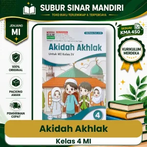 Buku Akidah Akhlak Kelas 4 MI KMA 450