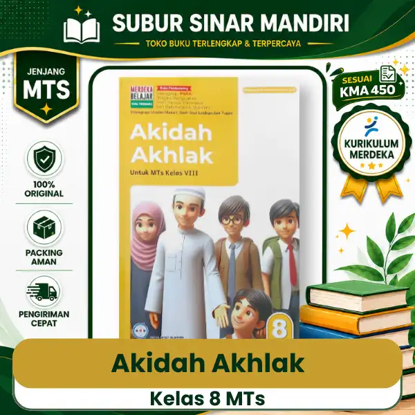 Akidah Akhlak Kelas 8 Buku Akidah Akhlak Kelas 8 MTs KMA 450