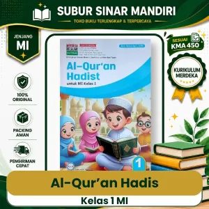 Buku Al-Quran Hadis Kelas 1 MI KMA 450