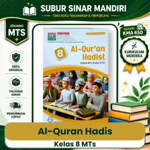 Buku Al-Quran Hadist Kelas 8 MTs KMA 450