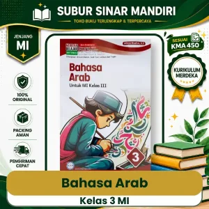 Buku Bahasa Arab Kelas 3 MI KMA 450