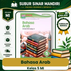 Buku Bahasa Arab Kelas 5 MI KMA 450