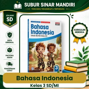 Buku Pendamping Bahasa Indonesia Kelas 3 SD Penerbit GOS | Kurikulum Merdeka
