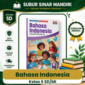 Buku Pendamping Bahasa Indonesia Kelas 6 SD Penerbit GOS | Kurikulum Merdeka