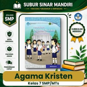 Buku Teks Utama Agama Kristen Kelas 7 | Kurikulum Merdeka Penerbit Kemendikbudristek Terbaru