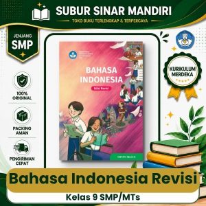 Buku Teks Utama Bahasa Indonesia Kelas 9 Revisi | Kurikulum Merdeka Penerbit Kemendikbudristek Terbaru
