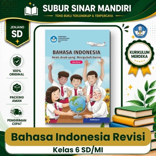 Bahasa Indoensia Kelas 6 Revisi HET Buku Teks Utama Bahasa Indonesia Kelas 6 Revisi