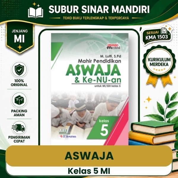 ASWAJA Kelas 5 MI Abi Pustaka Buku ASWAJA Kelas 5