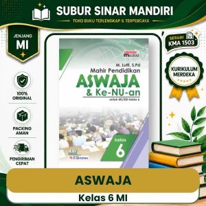 Buku ASWAJA Kelas 6 MI KMA 1503 Penerbit Abi Pustaka Terbaru