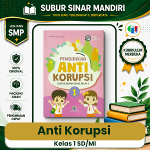 Buku Pendidikan Anti Korupsi Kelas 1 SD Penerbit Griya Buku Indonesia