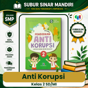 Buku Pendidikan Anti Korupsi Kelas 2 SD Penerbit Griya Buku Indonesia