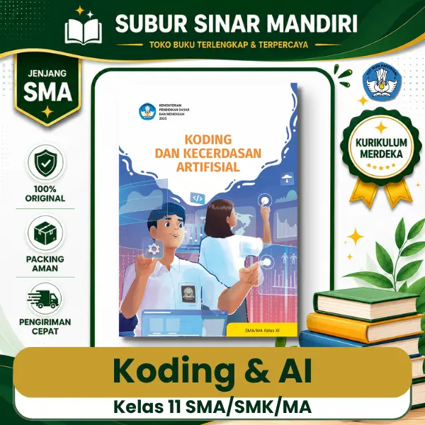 Buku Teks Utama Koding & AI Kelas 11 Buku Teks Utama Koding & Kecerdasan Artifisial Kelas 11